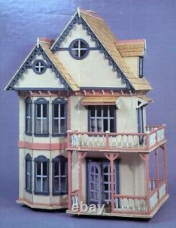 Tennyson 19th Century Gothic Wood Dollhouse Kit Open Box Vintage Large 1 to 1