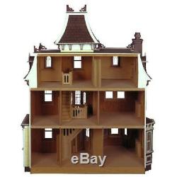 The Beacon Hill Dollhouse Kit By Greenleaf Dollhouses