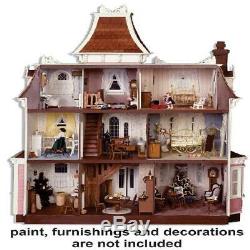 The Beacon Hill Dollhouse Kit By Greenleaf Dollhouses