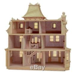 The Beacon Hill Dollhouse Kit By Greenleaf Dollhouses