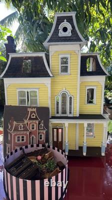 The Beacon Hill Wooden Dollhouse Kit Vintage