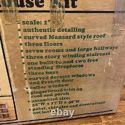 The Beacon Hill Wooden Dollhouse Kit Vintage Greenleaf Dollhouses Made In USA