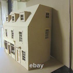 The Belmont House with large Shop 12th scale Dolls House Kit By DHD