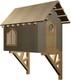 The Cabin Dolls House Emporium Flat Pack MDF Kit 112 Scale Wall Mountable