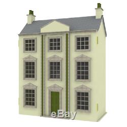 The Classical Georgian Dolls House Kit by Dolls House Emporium Unpainted