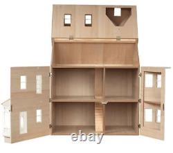 The Exmouth Dolls House Unpainted Flat Pack Kit 112 Scale