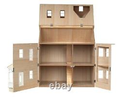 The Exmouth Unpainted Flat Pack Dolls House Kit Tumdee 112 Scale Miniature