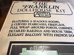 The Franklin Dollhouse Kit, Model #124 by Artply Co. Inc, Vintage 1978