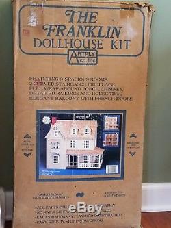 The Franklin Dollhouse Kit, Model #124 by Artply Co. Inc, Vintage 1979