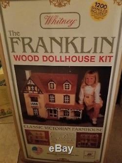 The Franklin Dollhouse Kit Model- All Wood