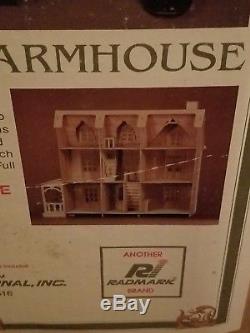The Franklin Dollhouse Kit Model- All Wood