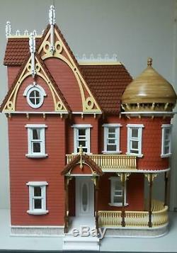 The Hannah Victorian Mansion Dolls House with Turret Flat Pack Laser Cut Kit