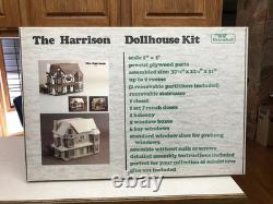 The Harrison Dollhouse Kit by Greenleaf Model #8006 Vintage 1979 Old Stock
