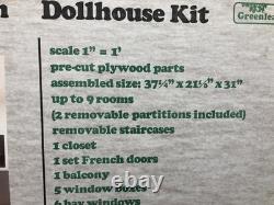 The Harrison Dollhouse Kit by Greenleaf Model #8006 Vintage 1979 Old Stock