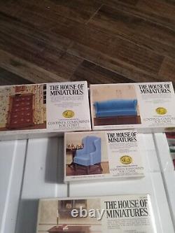 The House Of Miniatures Huge Lot With Wallpaper Book And Mini Dressings For Mini