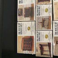 The House Of Miniatures Kits Lot For Doll Houses X-acto See Description