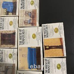 The House Of Miniatures Kits Lot For Doll Houses X-acto See Description