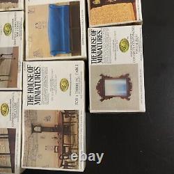 The House Of Miniatures Kits Lot For Doll Houses X-acto See Description