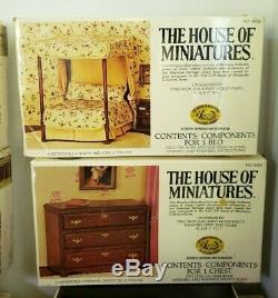 The House of Miniatures Collectors Series Reproduction Furniture. (11 boxes)