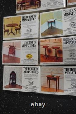 The House of Miniatures Doll Furniture Kits Lot of 11 Heppelwhite Sealed
