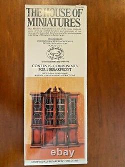 The House of Miniatures Kit # 40048 Chippendale Breakfront FACTORY SEALED