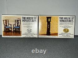 The House of Miniatures Kits Queen Anne, Chippendale, Curtains, Flowers More
