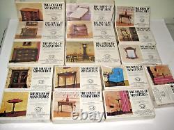 The House of Miniatures Kits Queen Anne, Chippendale, Hepplewhite 18 Kits