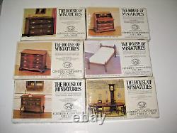 The House of Miniatures Kits Queen Anne, Chippendale, Hepplewhite 18 Kits