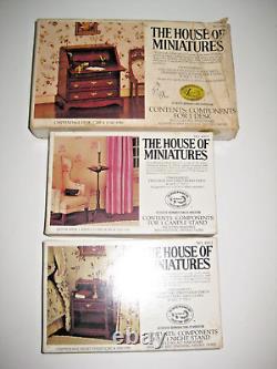 The House of Miniatures Kits Queen Anne, Chippendale, Hepplewhite 18 Kits