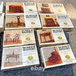 The House of Miniatures Lot of 16 kits Doll House Furniture SEE DESCRIPTION