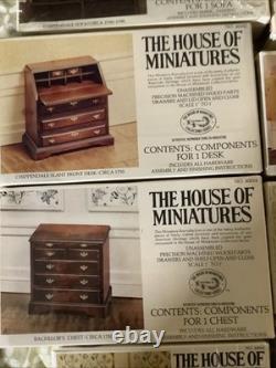 The House of Miniatures X-ACTO Kits Lot Of 15