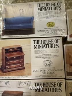 The House of Miniatures X-ACTO Kits Lot Of 15