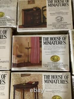 The House of Miniatures X-ACTO Kits Lot Of 15
