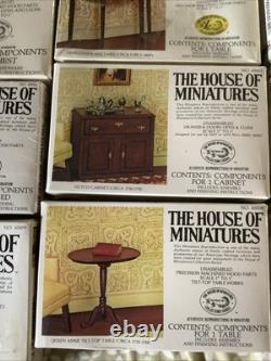 The House of Miniatures X-ACTO Kits Lot Of 15