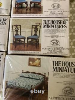 The House of Miniatures X-ACTO Kits Lot Of 15