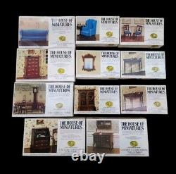 The House of Miniatures by X-ACTO Furniture Kits Lot of 11