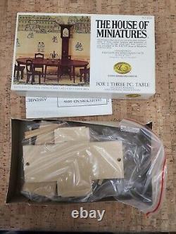 The House of Miniatures by X-ACTO Furniture Kits Lot of 11