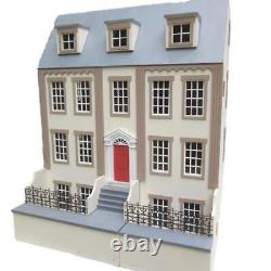 The Jackson Dolls House and Basement Georgian Unpainted Flat Pack Kit 112 Scale