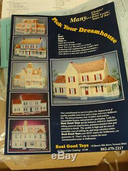 The Newport Wood Dollhouse Kit Real Good Toys Brand New Open Box 112 Vintage