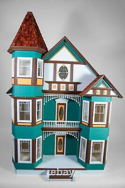 The Painted Lady Dollhouse, Large Victorian, Fully Assembled with Furniture
