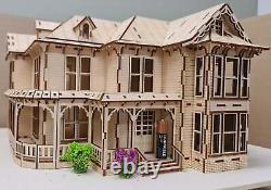 The President House Miniature Kit 148th scale, Dollhouse, Diorama