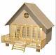 The Retreat Dolls House Holiday Home Chalet Flat Pack MDF Kit 112 Scale