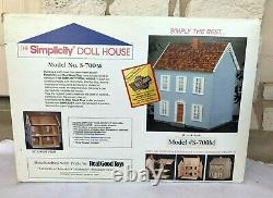 The Simplicity Wooden Doll House S-700M Retired New in Box