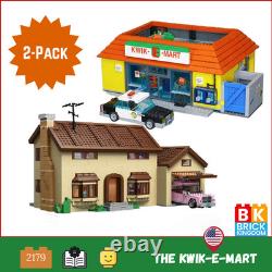The Simpsons KWIK-E-MART(2218pcs) and The Simpsons House (2523pcs) 71006 71016