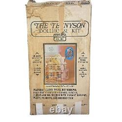 The Tennyson Doll House Kit Model 99 Artply Wood Wooden Open Box