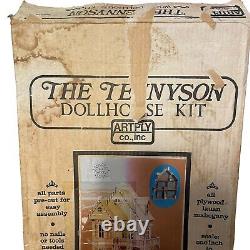 The Tennyson Doll House Kit Model 99 Artply Wood Wooden Open Box