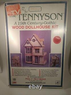 The Tennyson Wood Dollhouse Kit A 19th Century-Gothic Doll House Sealed Vintage