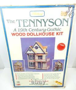 The Tennyson Wood Dollhouse Kit A 19th Century-Gothic Doll House Sealed Vintage