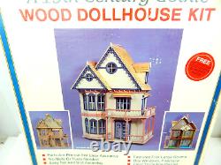 The Tennyson Wood Dollhouse Kit A 19th Century-Gothic Doll House Sealed Vintage