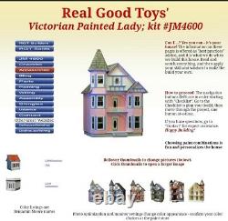 The Victorian Painted Lady Dollhouse Model # JM4600